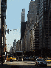 To the right is a picture taken early morning on Park Avenue in midtown.