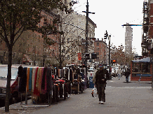 Bottom right picture is a street vendor on Columbus Avenue. Columbus Avenue is one of the most trendy avenue's on the Upper West Side. The street is lined with expensive restaurants and designer stores. From here you are a few blocks from Central Park