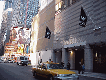 We'll keep you informed of new businesses in NYC, such as the new W Hotel soon to open in Times Square.  Center right picture Hotel W in Times Square.