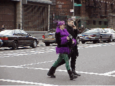 We know that people all over the world want to know what's fashionable and NYC is the fashion capitol of the world.  Don't worry we'll show fashion as we see it happening.  Bottom right fashion picture taken in the East Village.