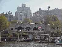 Center right you see a view of the city from a pier at the 79th Street Boat Basin.  You can see the reason so many famous people choose the Upper West Side to live and we didn't even show you Central Park today!