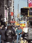 Top right picture was also taken on Broadway across from City Hall. As you can see it can get quite busy downtown.