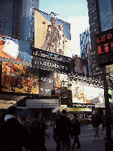 Bottom right picture you see Times Square where we go to see great Broadway plays. It's not that unusual to look up at a billboard in Times Square and see a picture of one of your neighbors!