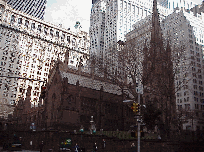 Top right you see another pretty sight. This is the back of Grace Church which was built between 1843 and 1846. You could spend months touring the historical and beautiful churches of New York City.