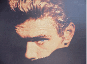 Top right picture is James Dean as seen on a billboard in Times Square. Some people are way ahead of their time and timeless.