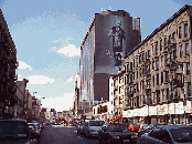 Top left picture you see 125th Street in Harlem. This is the fun section of Harlem with great restaurants, shopping and the offices of former President Bill Clinton.