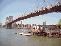 Bottom right picture you see the Brooklyn Bridge and the River Caf to the right.  This gorgeous Caf is a great place for dinner with views of New York that are as pretty as the ones you see in movies.