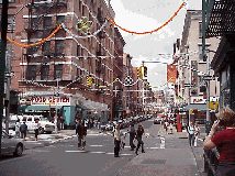 Bottom right picture you see another shot of Mulberry Street. On the left you see a popular Food Store.