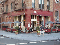 Top right picture you see the Bus Stop Cafe on Hudson Street.
