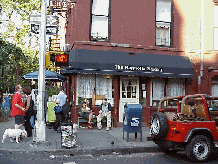 Center right photo you see the Magnolia Bakery on Bleecker Street.