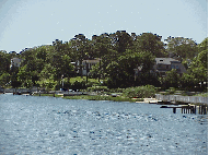 As you drive along the beaches of Long Island you pass by public State Parks. The parks cost about $7-15.00 per car to enter. Once you are there you are treated to clean beautiful beaches. Top left picture you see homes nestled in a cove in the Hamptons