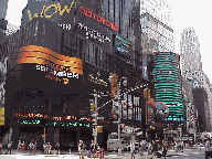 Top right picture you see the ABC Studios and the Nasdaq sign in Times Square.