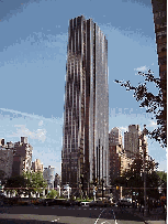 If you haven't been to Columbus Circle in a while you're in for a lot of surprises. AOL Time Warner is building two crystalline towers with residences starting on the 52nd floor. The view of Central Park and the skyline of the city should be awesome!