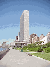 Bottom right picture you see the United Nations Building which is located on 18 acres of land on the banks of the East River, between 42nd and 48th Streets. The United Nations has one hour tours also. The tours are wonderful and so are the grounds.