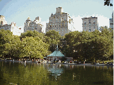 Bottom right picture you see a view of the Upper West Side skyline as seen from the Boat House.