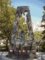Center right picture you see a sculpture The Universal Soldier in Battery Park.  You'll find many memorials in Battery Park to past heroes as the present day is giving us many more.