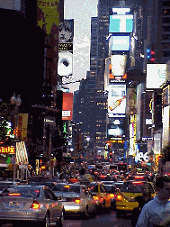 Top right picture you see Times Square and Broadway in the evening hours. This has to be one of everyone's favorite places. This is where magic happens every night when the curtains go up on Broadway. Just take a walk along theGreat White Way.