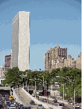 Center right picture you see the United Nations and the FDR Drive on the East Side. To the right you see Tudor City.