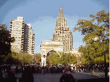 Bottom right picture you see the arches of Washington Square Park which is the center of life in Greenwich Village. This is where people gather to walk their dogs and watch street entertainers. Bob Dylan started out here.