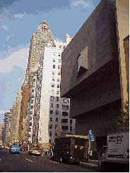 Top right you see the Whitney Museum of Art on Madison at 945 Madison Avenue. In the distance you see the Carlyle Hotel. After touring the Whitney you might want to stop by the Carlyle for drinks or dinner.