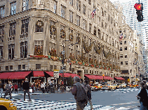 Bottom right picture you see Sak's Fifth Avenue across from Rockefeller Center. The lines to see the windows of this store wrap around city blocks.
