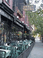 Center right picture you see Pete's Tavern at 129 East 18th at Irving Place. Pete's Tavern has been around since 1864.  They have to be doing it right!