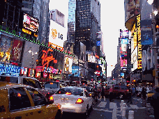 Bottom right picture you see Broadway and Times Square at night. It never ever stops. This place is nonstop action, fun and total entertainment. Even if you've been here hundreds of times, your heart will beat a little faster when you are on Broadway.