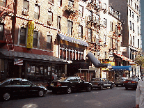 Center right photo you see some of the nightclubs on Bleecker Street in Greenwich Village.  You get your rock and roll here.