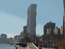 If you decide to live in Trump World Tower you will be looking down on the United Nations which is right across the street.  Bottom right picture you see the UN Building on First Avenue.  You'll also have nice views of the East River.