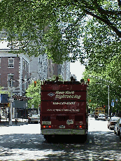 Harlem is one of the top sights for tourists in New York City.  Harlem's great, that's why.  Top right picture you see a tour bus on Museum Mile in Harlem.