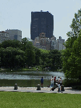 Top right photo you see the Harlem Meer at East 110th Street and Fifth Avenue.