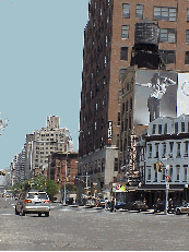 Top right picture you see the Old Homestead Steak House at 56 9th Avenue between 14th and 15th Streets. This restaurant has watched them come and go since 1868.