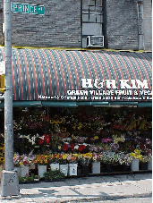 Bottom right picture you see a deli on Prince Street.  Fresh flowers are abundant in NYC year round.