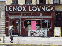 Center right photo you see the famous Lenox Lounge at 288 Malcolm X Blvd. between 124th and 125th Street.