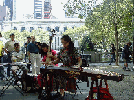 Women playing music
