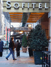 Sofitel and the Iroquois Hotel on 44th Street
