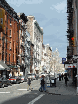 Sullivan Street in Greenwich Village