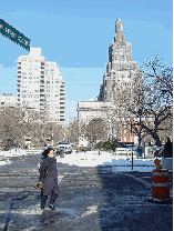 Famous arches of Washington Square Park