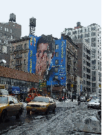 Billboard on 4th Avenue in the East Village