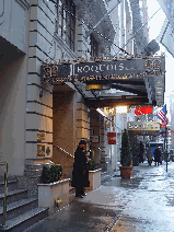 The Iroquois Hotel at 49 West 44th Street between Fifth and Sixth Avenue