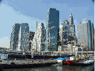 Beautiful historical ships that make up the South Street Seaport Museum