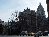 Former Police Headquarters in lower Manhattan which is now a high priced residential building