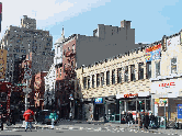 Christopher Street at 7th Avenue in the West Village