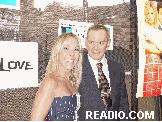 Tony Randall and wife Heather