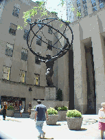 Atlas at Rockefeller Center on Fifth Avenue