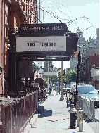 Webster Hall at 125 East 11th and 4th Avenue in the East Village