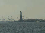 Statue of Liberty as seen from Battery Park