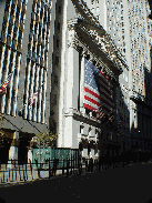 New York Stock Exchange on Wall Street