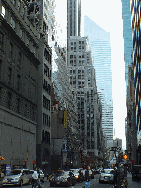 Citicorp Building as seen from a corner on Fifth Avenue