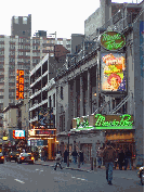 Third picture you see the Music Box Theatre on West 45th Street where Dame Edna is playing.